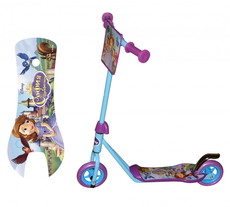

Самокат двухколесный Disney София Прекрасная, колеса EVA 110 см.