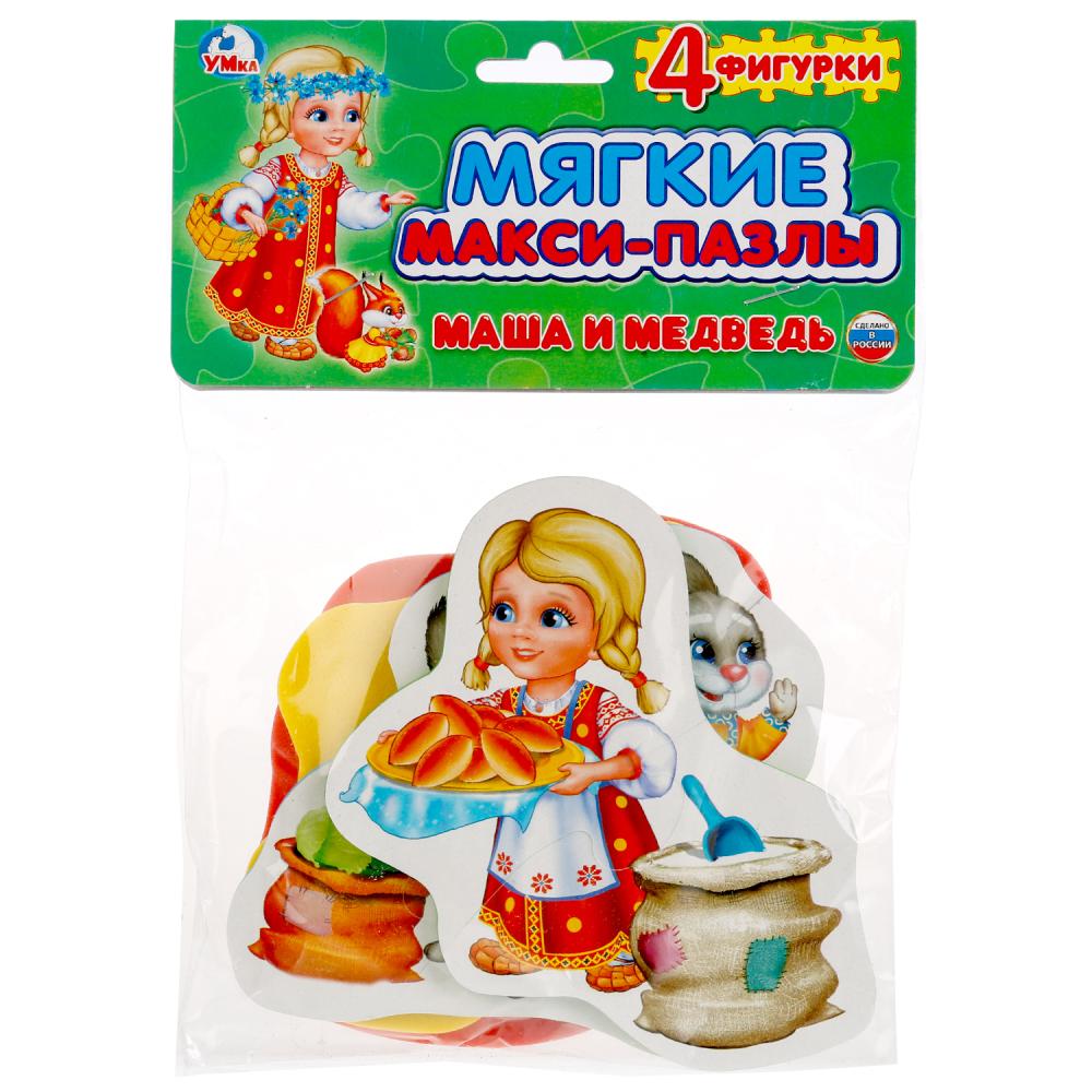 

Мягкий макси-пазл - Маша и Медведь, 4 детали