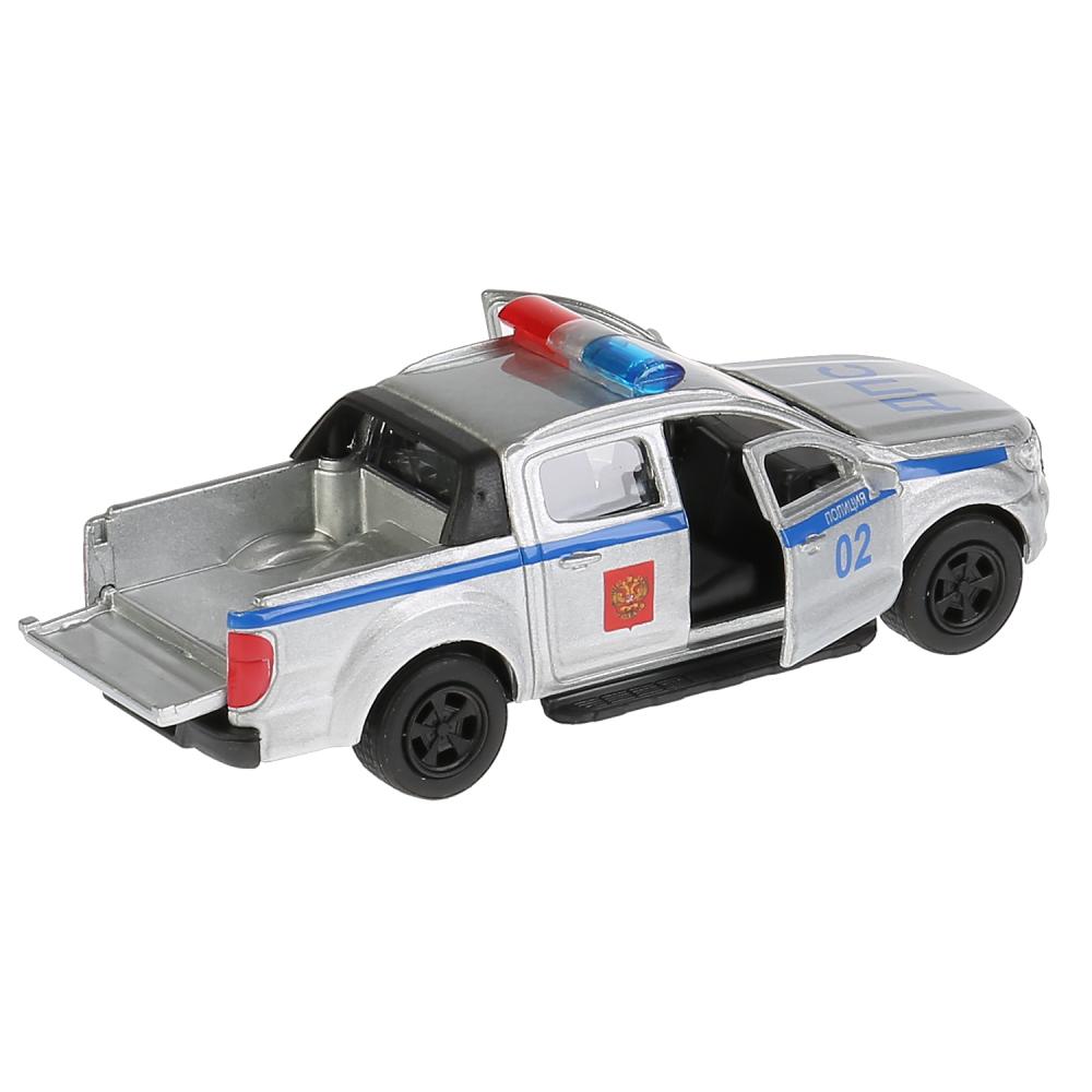 Машина металлическая инерционная Ford Ranger пикап - Полиция 12 см, открываются двери   