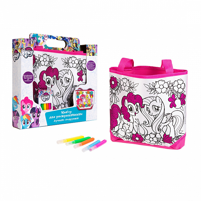 

Роспись сумки Мой маленький пони – Лучшие подружки