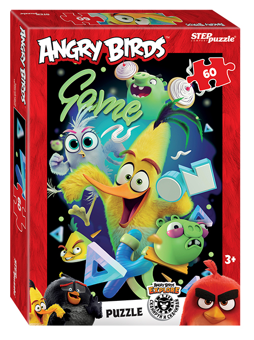 

Пазл - Angry Birds, 60 деталей