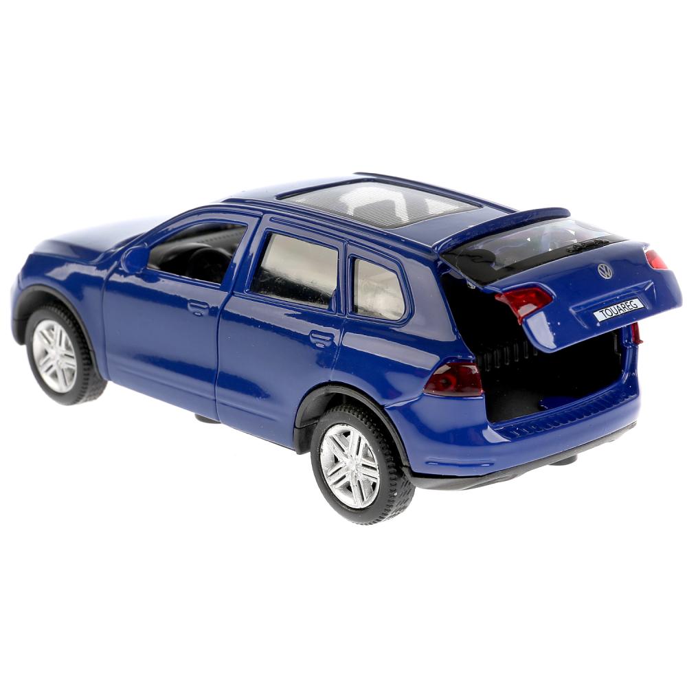 Машинка металлическая инерционная – Volkswagen Touareg синий, 12 см, открываются двери и багажник  
