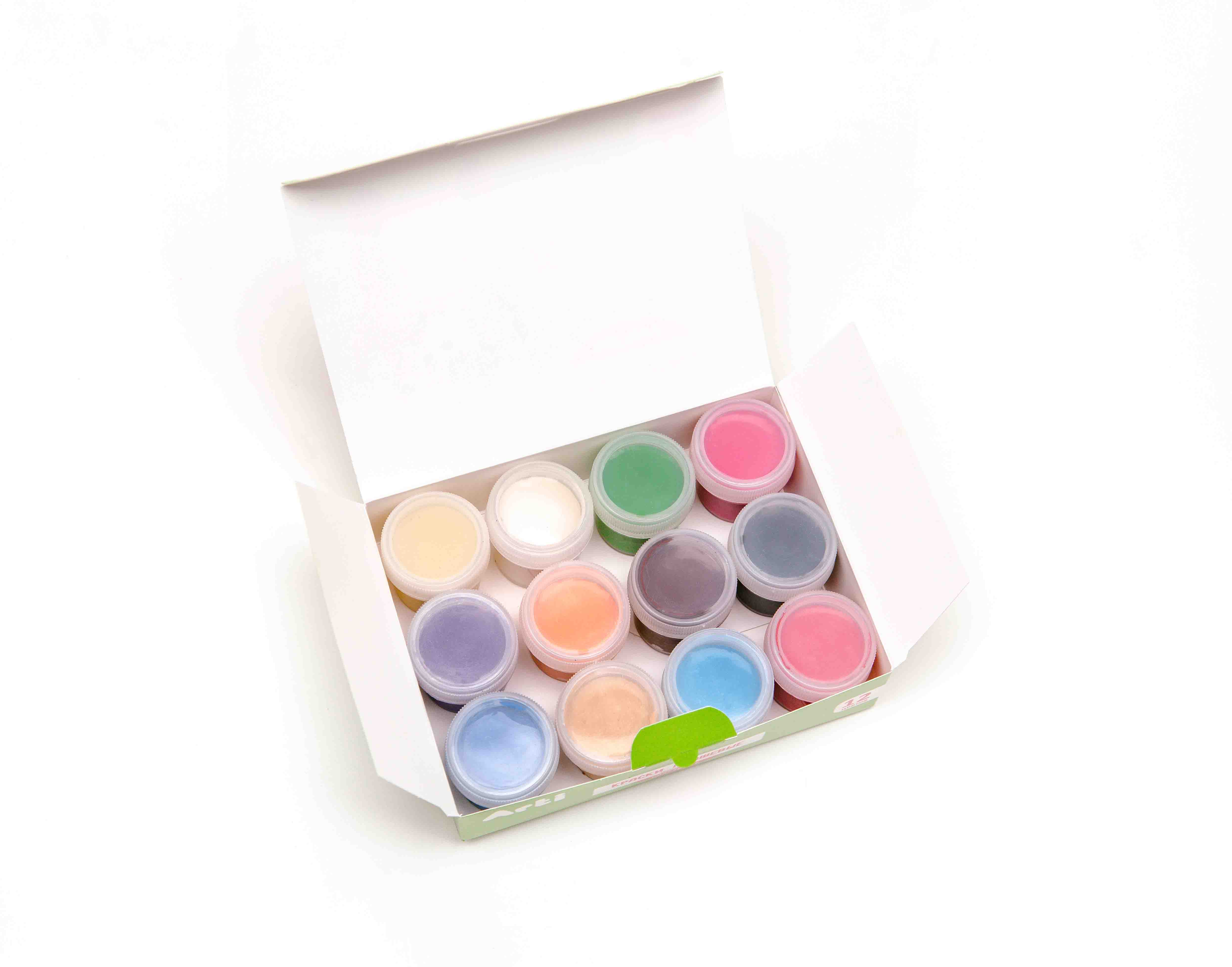 Краски гуашевые - Craft and joy, 12 цветов по 10 мл, 120 мл  