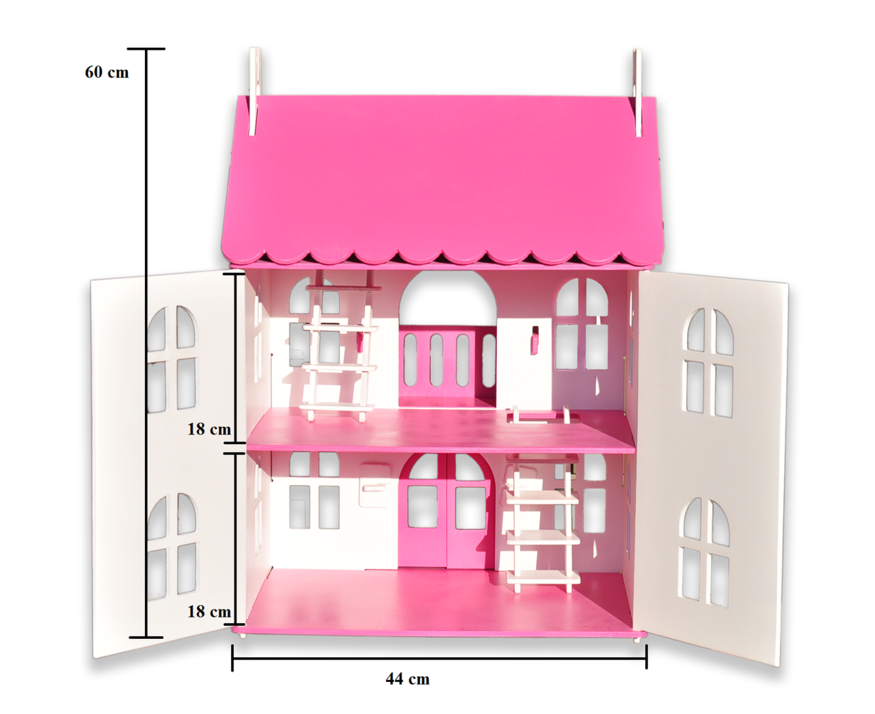 Розовый кукольный домик Арина  