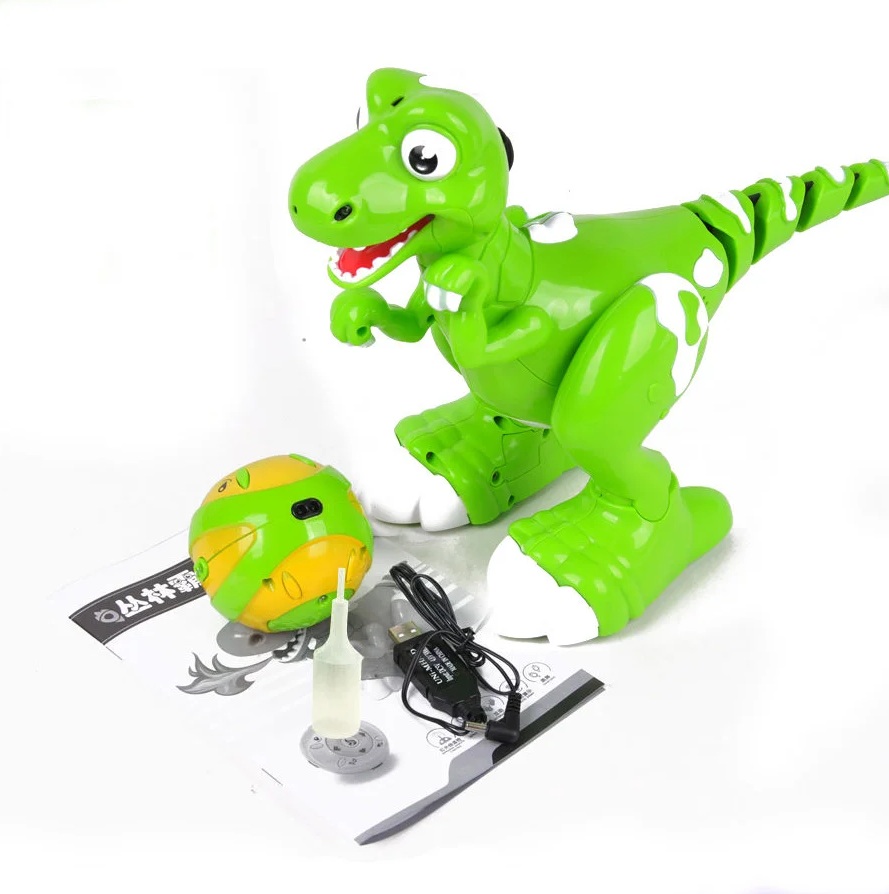 Радиоуправляемый робот - Динозавр на аккумуляторе, свет, звук, з/у USB  