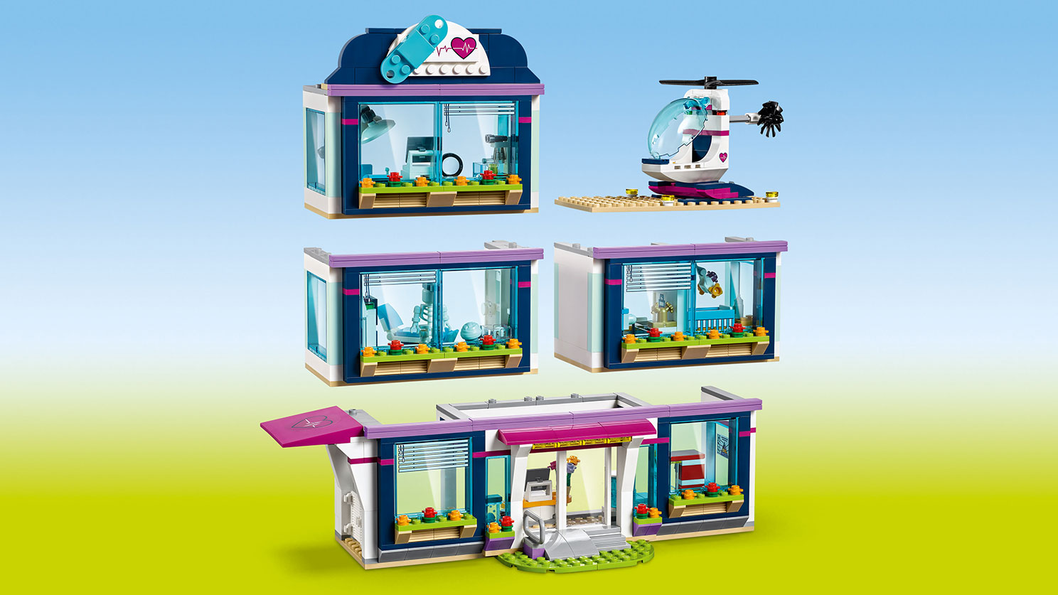 Конструктор Lego Friends. Клиника Хартлейк-Сити  