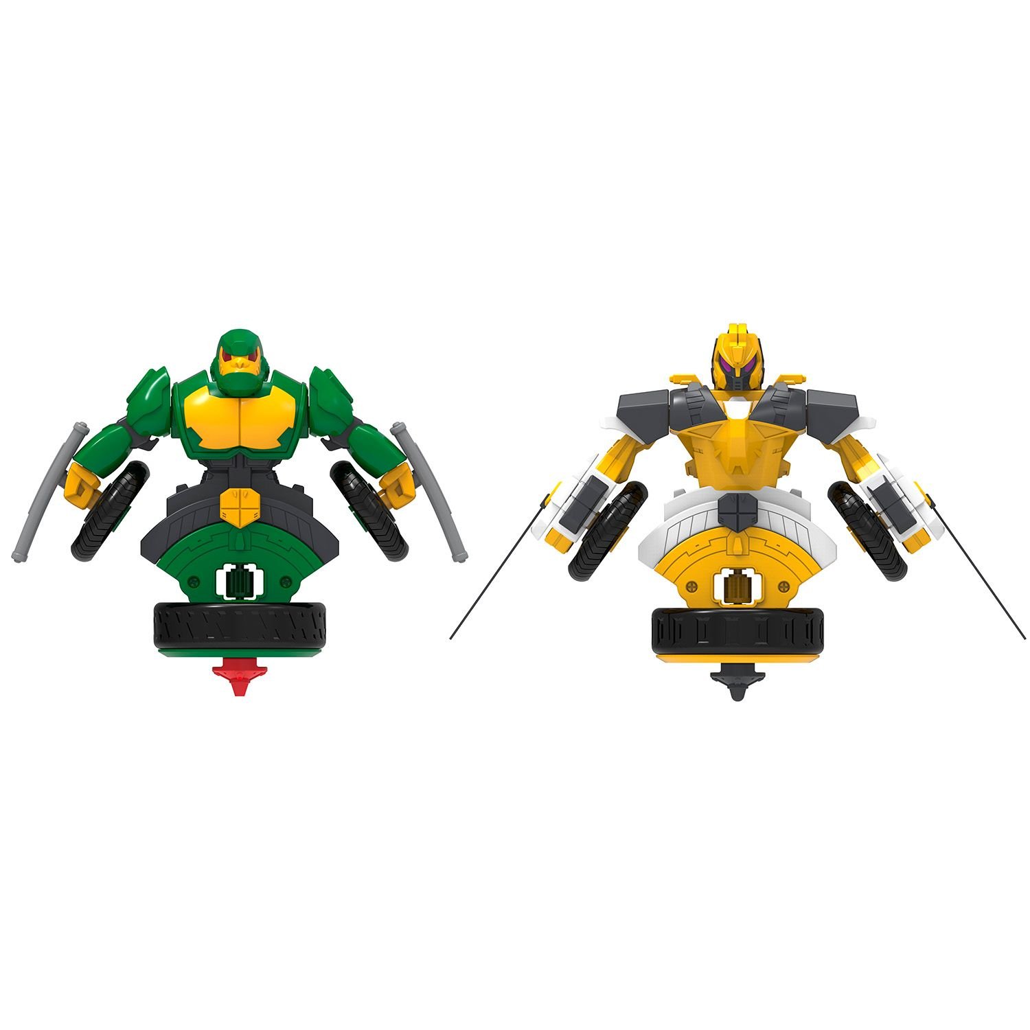 Игровой набор волчков-трансформеров 2 в 1 Spin Racers – Фантом и Молот с аксессуарами  