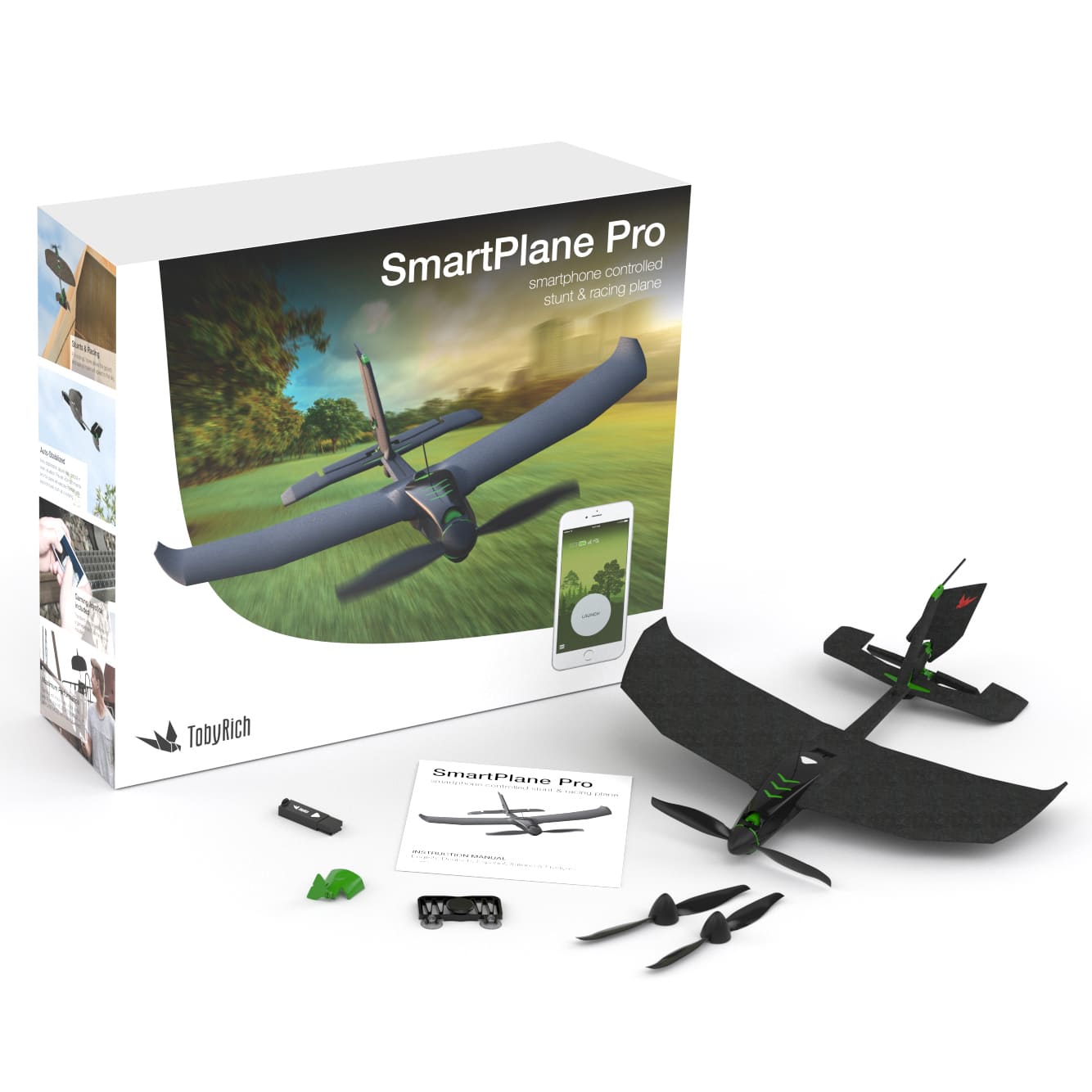 

Самолет для гонок и трюков SmartPlane Pro, управляемый со смартфона