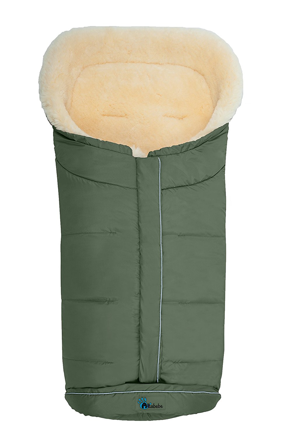 

Зимний конверт Lambskin-Classic Footmuff, цвет - Olive 66