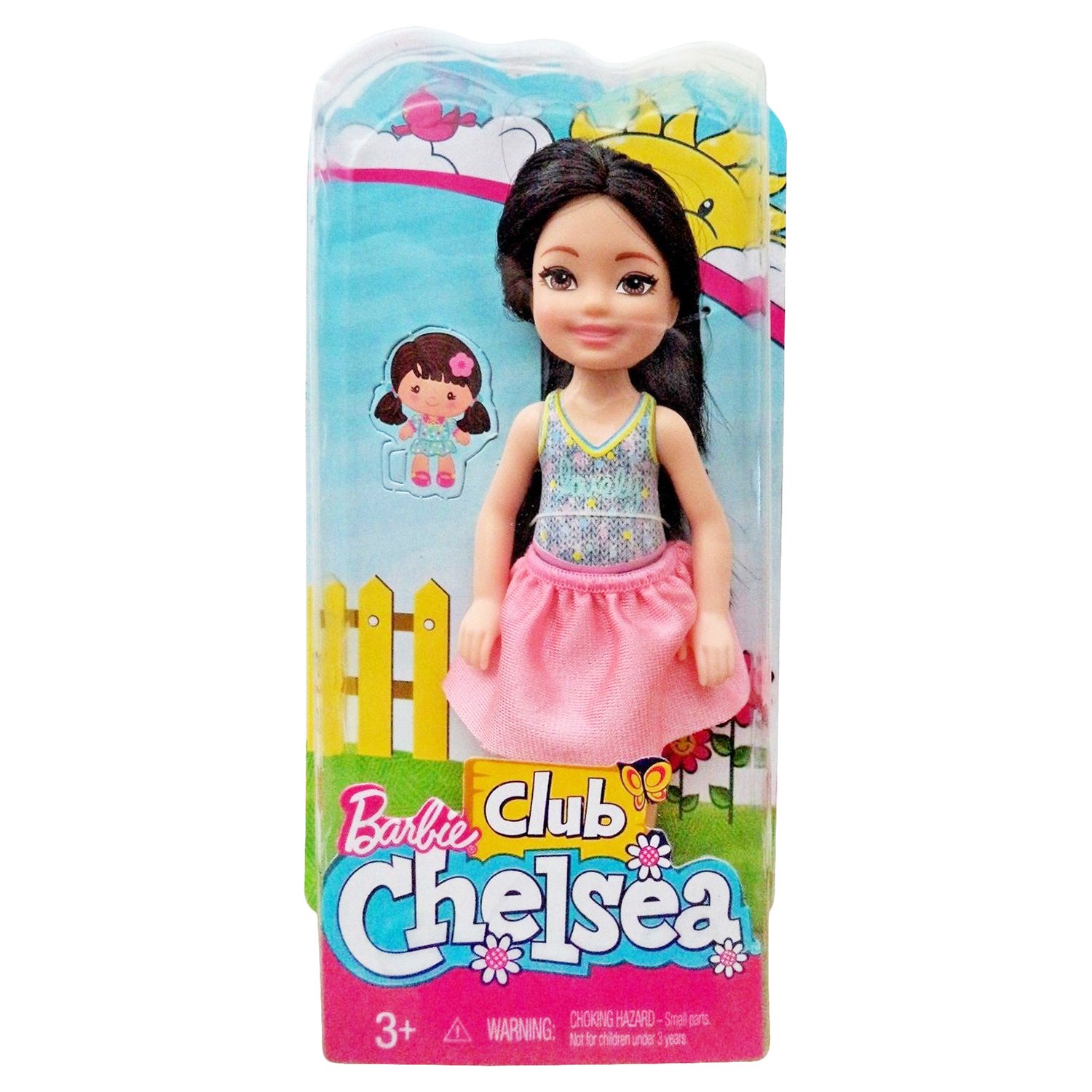 Кукла Barbie - Клуб Челси, Челси шатенка, 14 см  