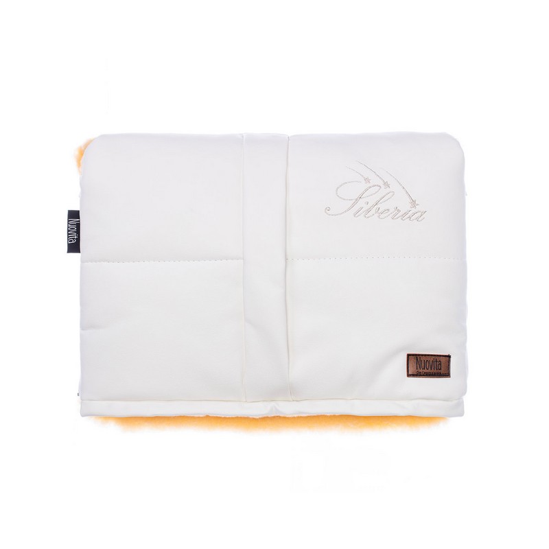 

Муфта меховая для коляски Nuovita Siberia Lux Pesco Bianco/Белый