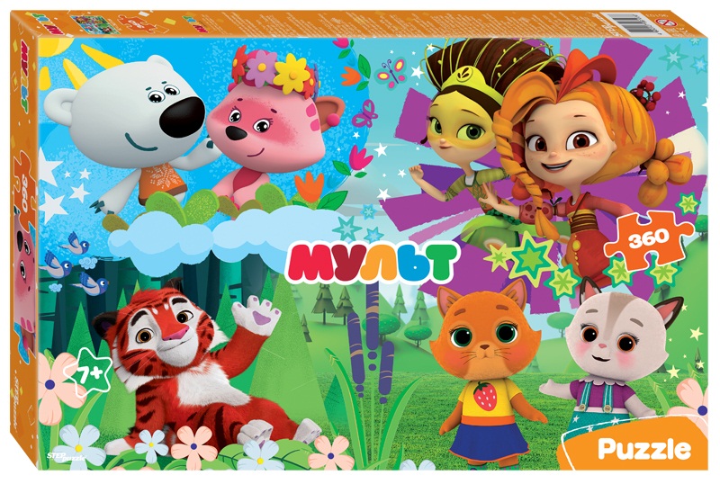 Пазлы – Мульт. Сказочный патруль и другие, 360 деталей от Step Puzzle ...
