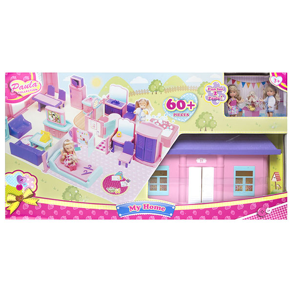 

Игровой набор – Особняк, с куколками и аксессуарами