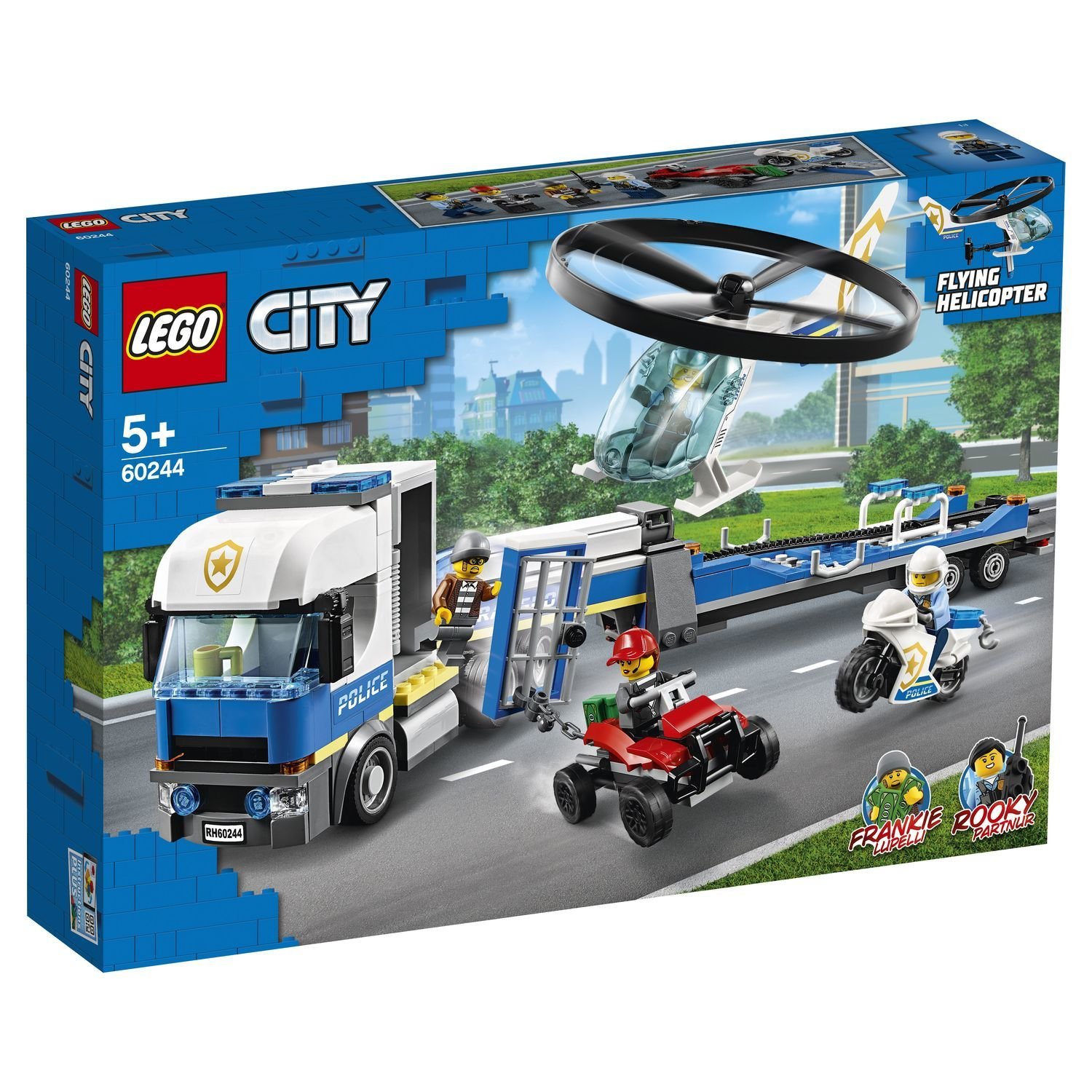 Конструктор Lego® City Police - Полицейский вертолетный транспорт  