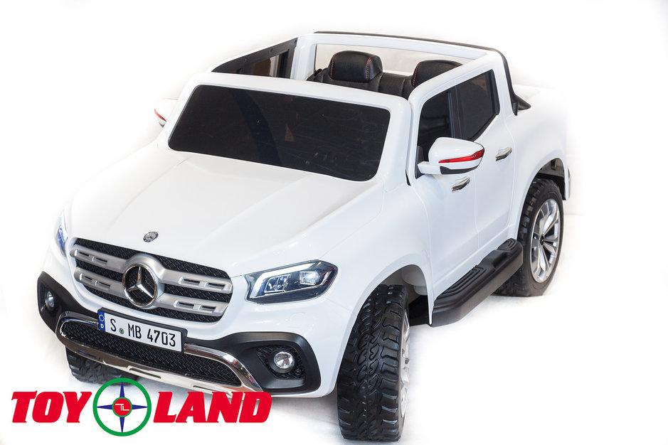 

Электромобиль ToyLand Mersedes-Benz X-Class белого цвета