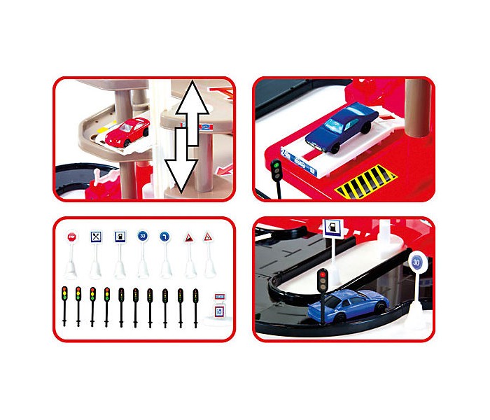 Игровой набор - Парковка + сервисный центр  