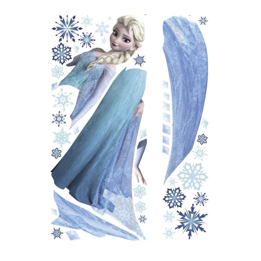 Наклейки для декора – Эльза из серии Холодное сердце, 44 стикера  