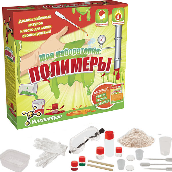 

Science4you Набор опытов Моя лаборатория: полимеры