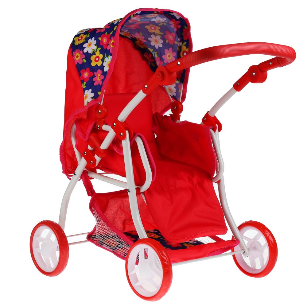 Коляска-люлька Карапуз металлическая с корзиной  