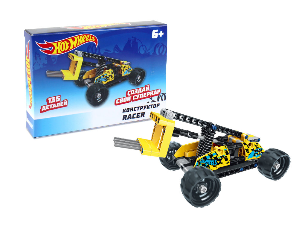 

Конструктор из серии Hot Wheels – Racer, 135 деталей