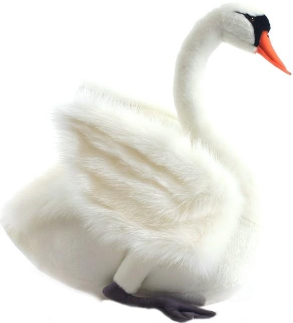 Мягкая игрушка – Лебедь белый, 27 см  