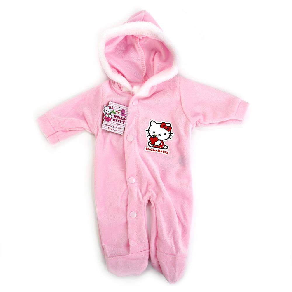 

Одежда для кукол - Теплый комбинезон Hello Kitty, 40-42 см