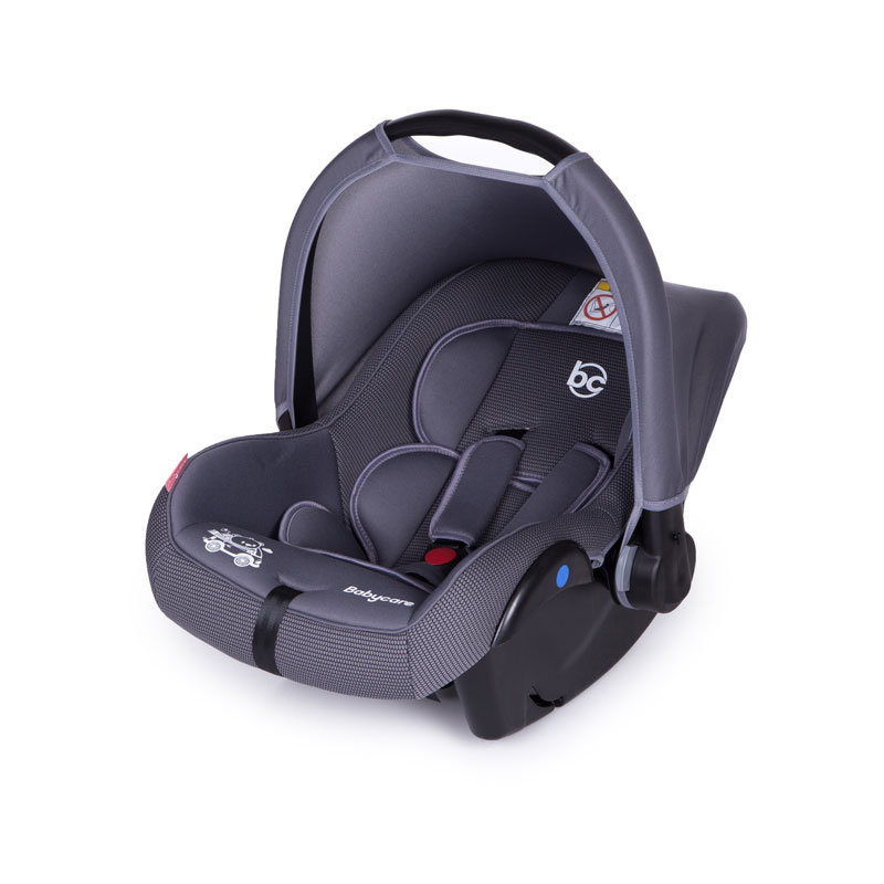 

Детское автомобильное кресло Baby Care Lora – гр. 0+, 0-13 кг. – от 0 до 1,5 лет - Серый/Серый