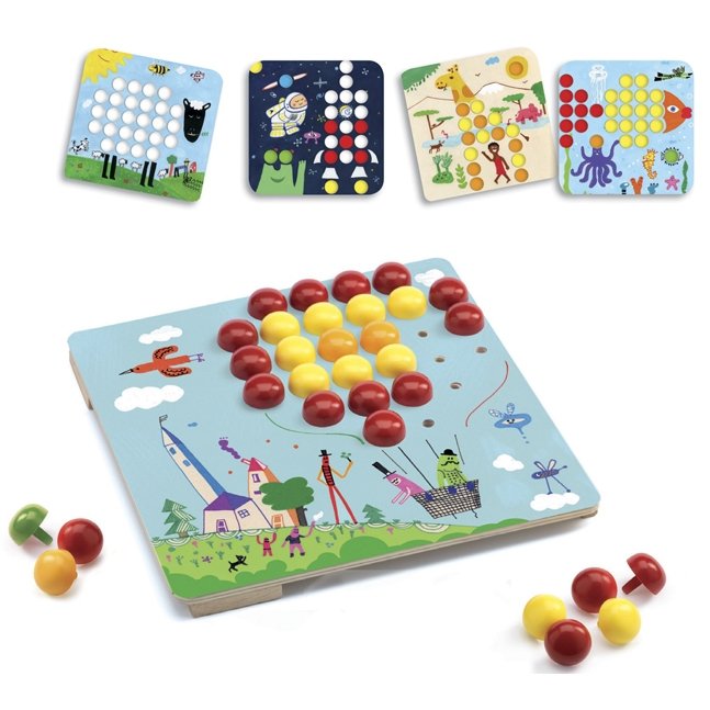 

Мозаика Макси с карточками и гвоздиками