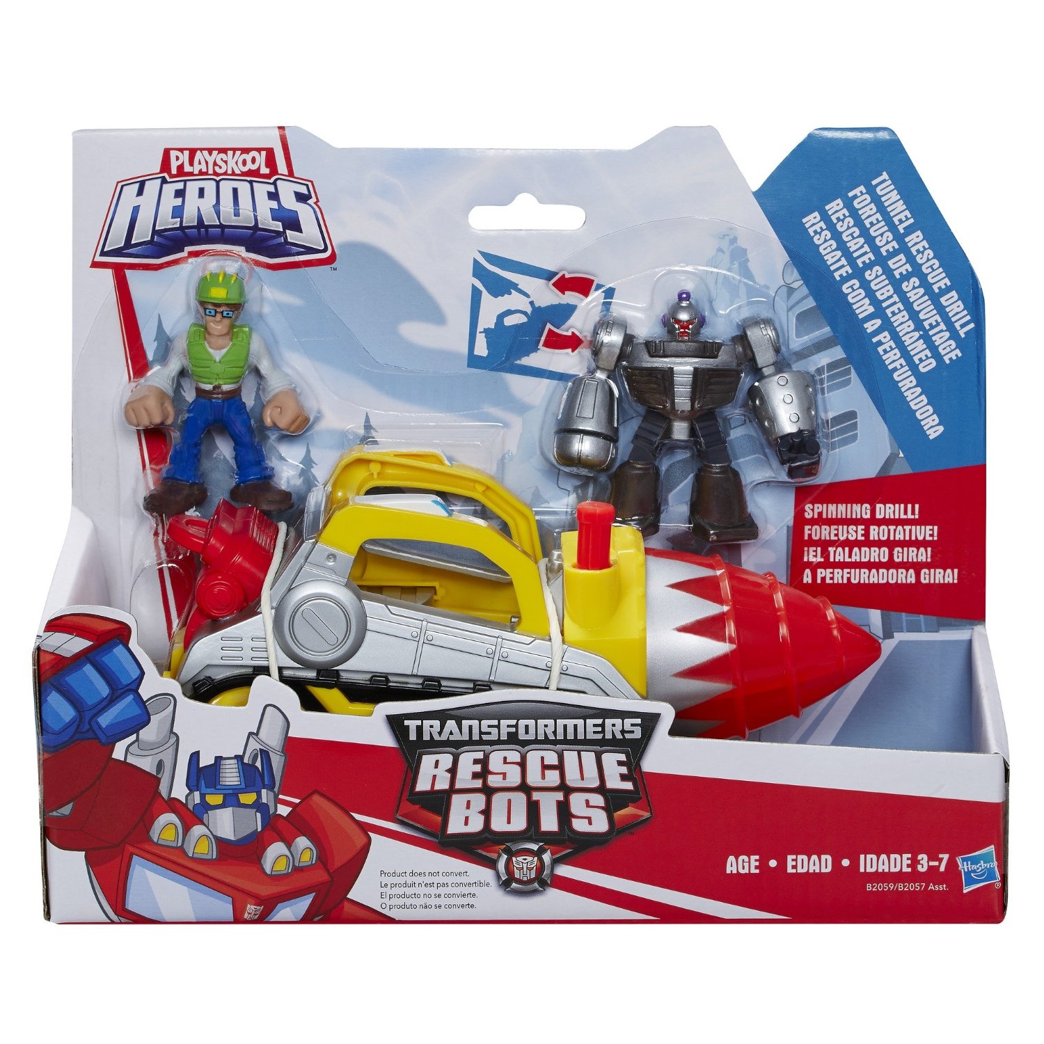 Набор Playskool Heroes - Спасательная буровая машина трансформеров  