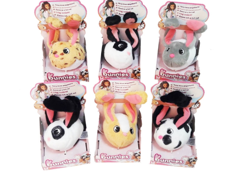 Кролик Bunnies с магнитами, 9,5 см  