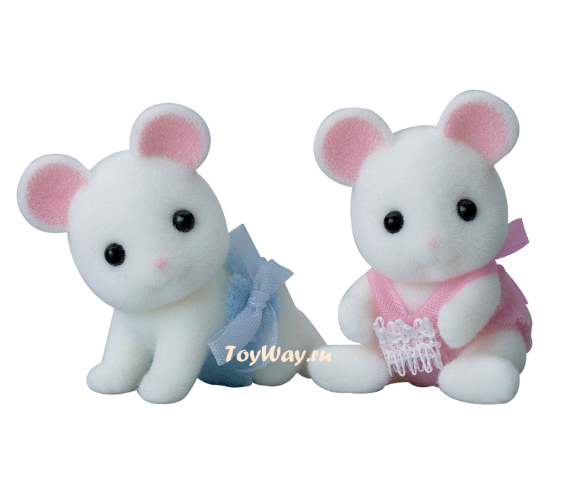 

Sylvanian Families - Белые Мышата-двойняшки