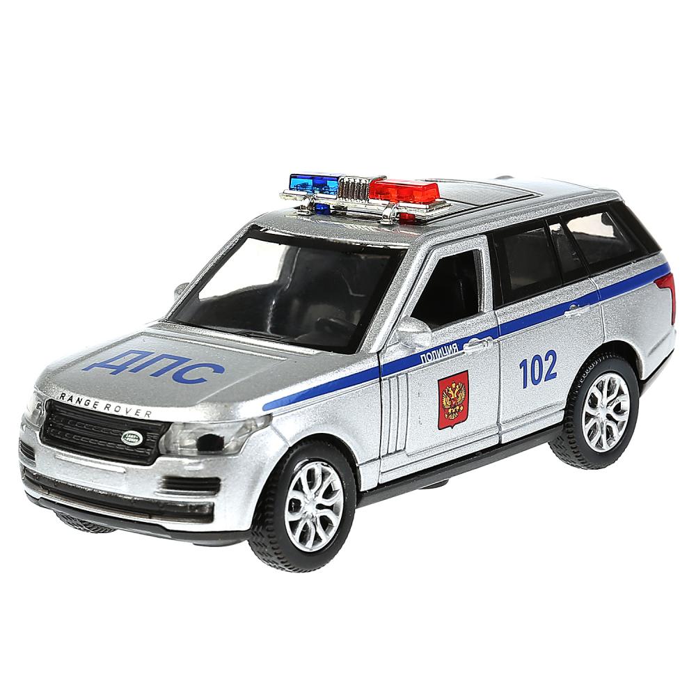 

Инерционная металлическая машина Range Rover Vogue – Полиция, 12 см, свет-звук