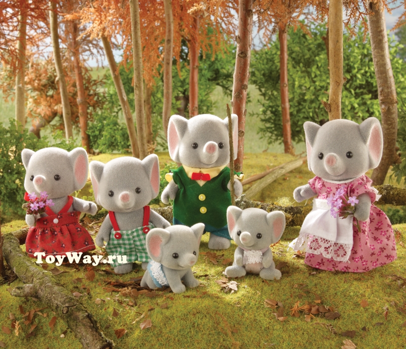 Sylvanian Families - Семья Слонов   