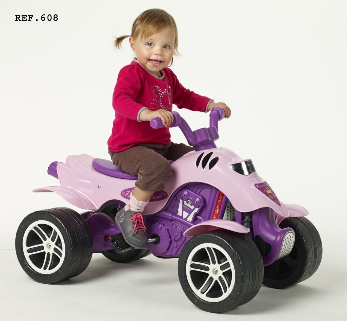 Квадроцикл – Принцесса, лиловый 84 см  