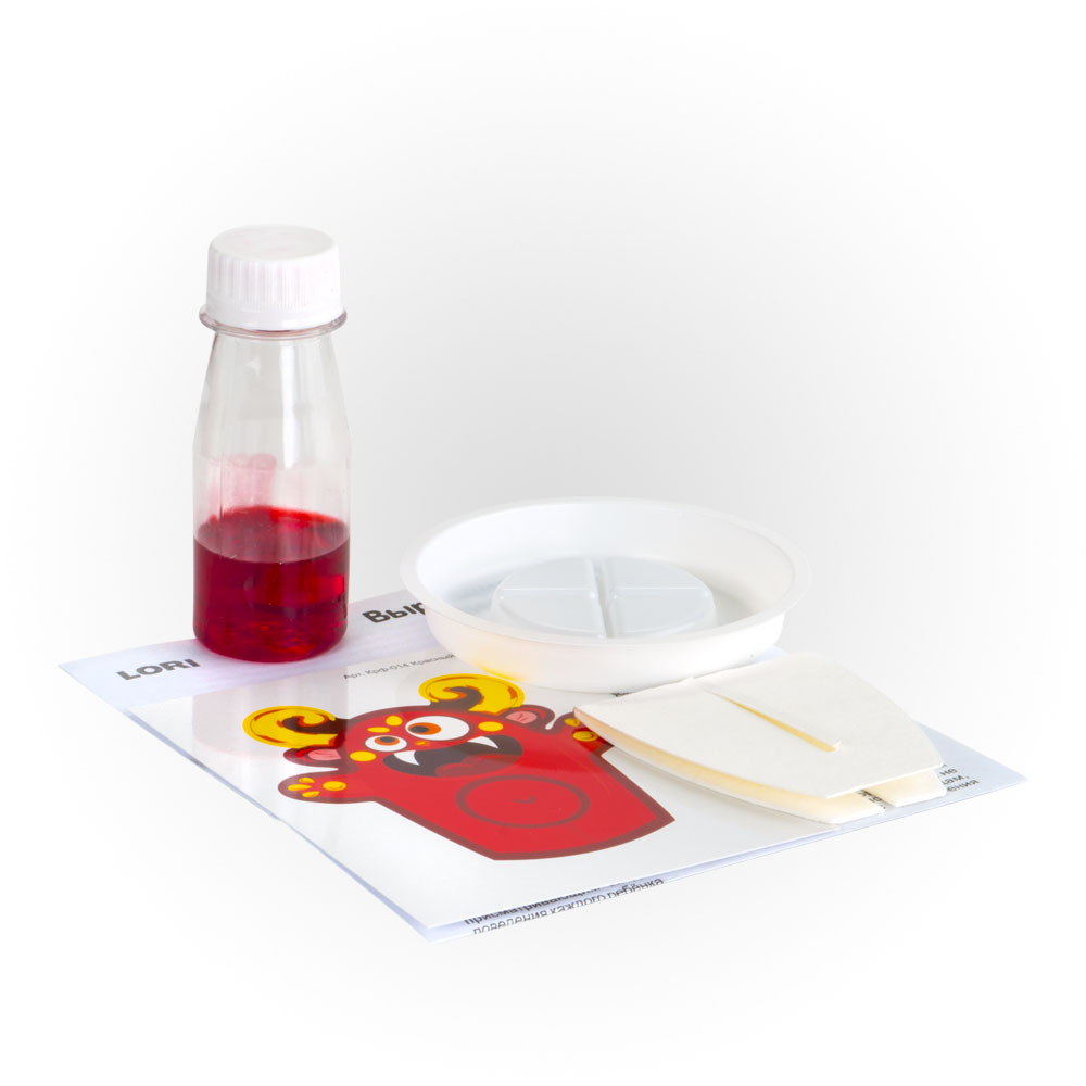 Набор из серии Выращивание кристаллов. Монстрики - Красный монстрик  