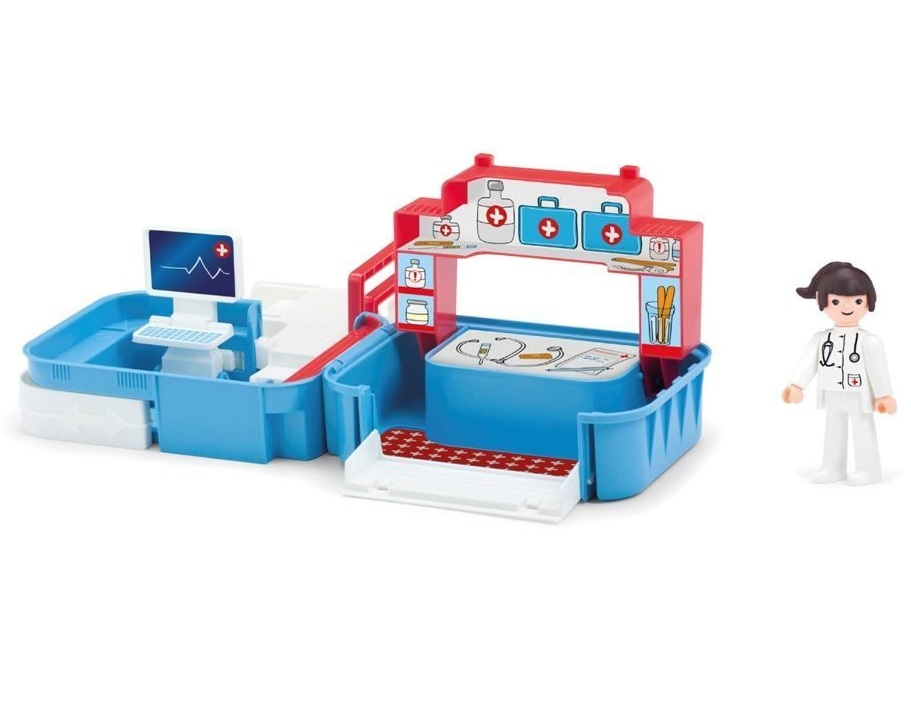 

Игровой набор - Больница с фигуркой медсестры, в чемоданчике