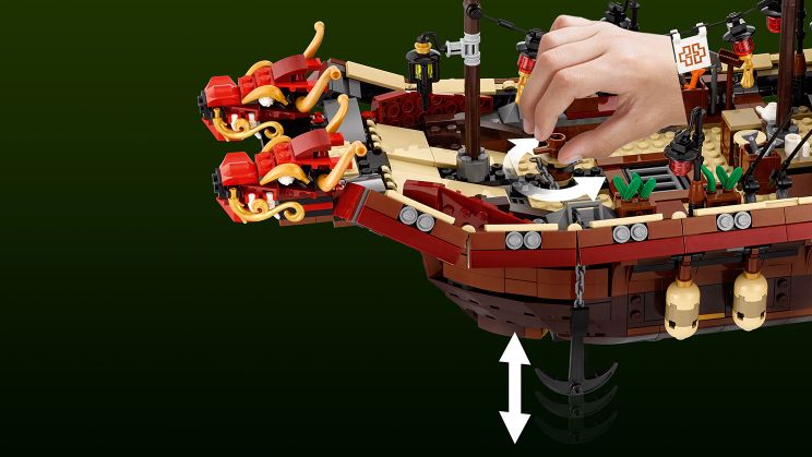 Конструктор Lego Ninjago - Летающий корабль Мастера Ву  