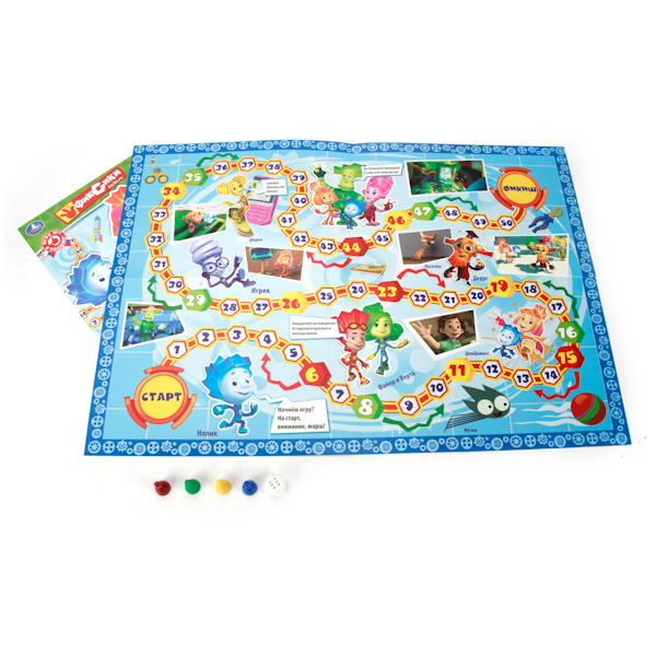 

Настольная игра-ходилка – Фиксики, в блистере малого формата