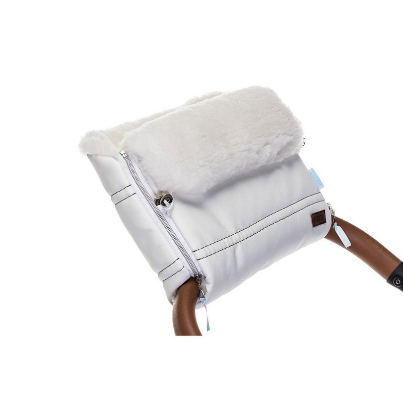 Муфта меховая для коляски Nuovita Alpino Lux Bianco Bianco/Белый  