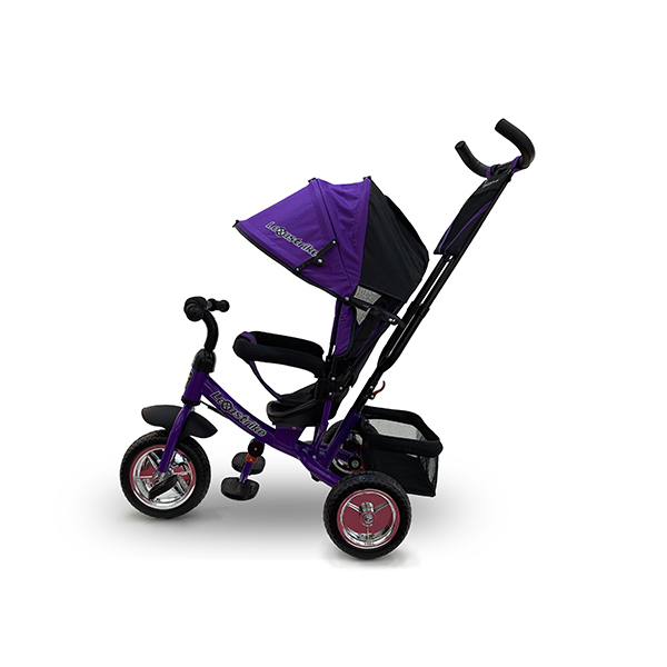 Велосипед 3-колесный Lexus trike, колеса Eva 10 и 8', регулируемая спинка, задний тормоз, фиолетовый   