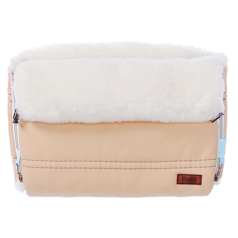

Муфта меховая для коляски Nuovita Alpino Lux Bianco Beige/Бежевый
