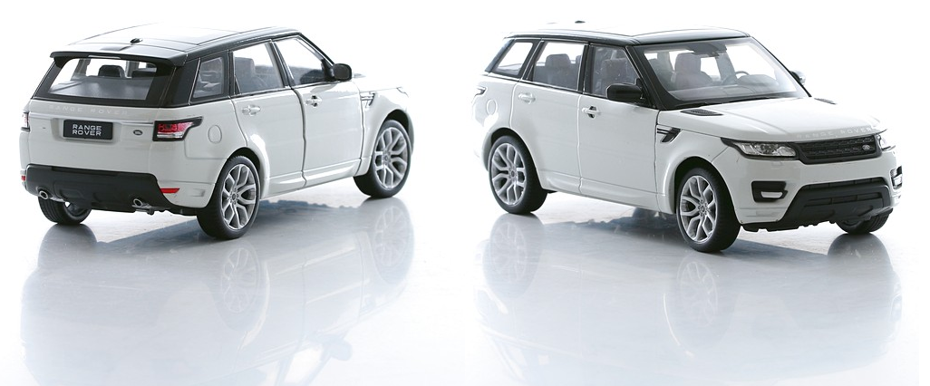 Land Rover Range Rover Sport в масштабе 1:24, металл  