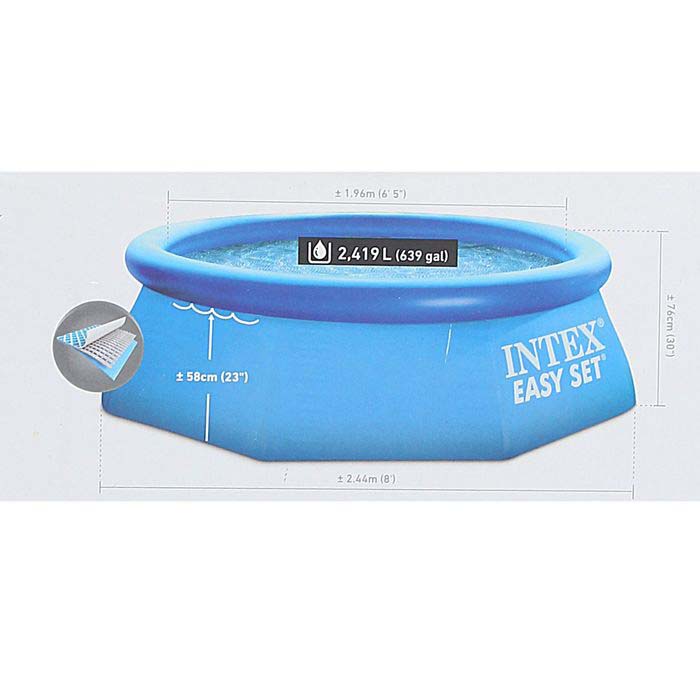 Надувной бассейн - Изи сет, 244 х 76 см  