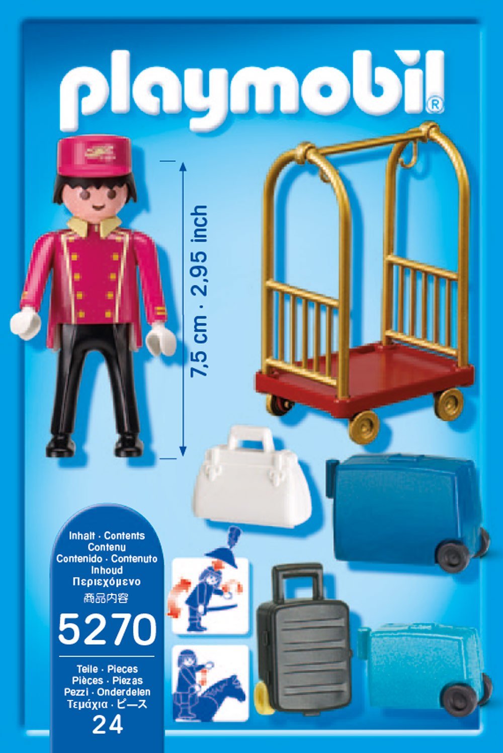 Игровой набор из серии Отель - Носильщик с чемоданами  