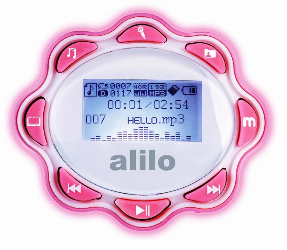 Медиаплеер Большой зайка alilo G7, розовый, свет и звук  