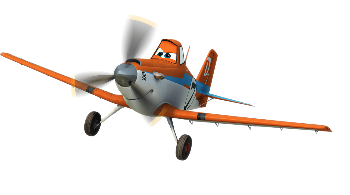 Planes Disney. Коллекционная модель самолета Дасти, металл  