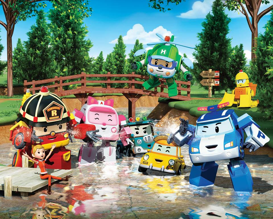 Silverlit Robocar Poli. Трансформер Поли со светом и аксессуарами  