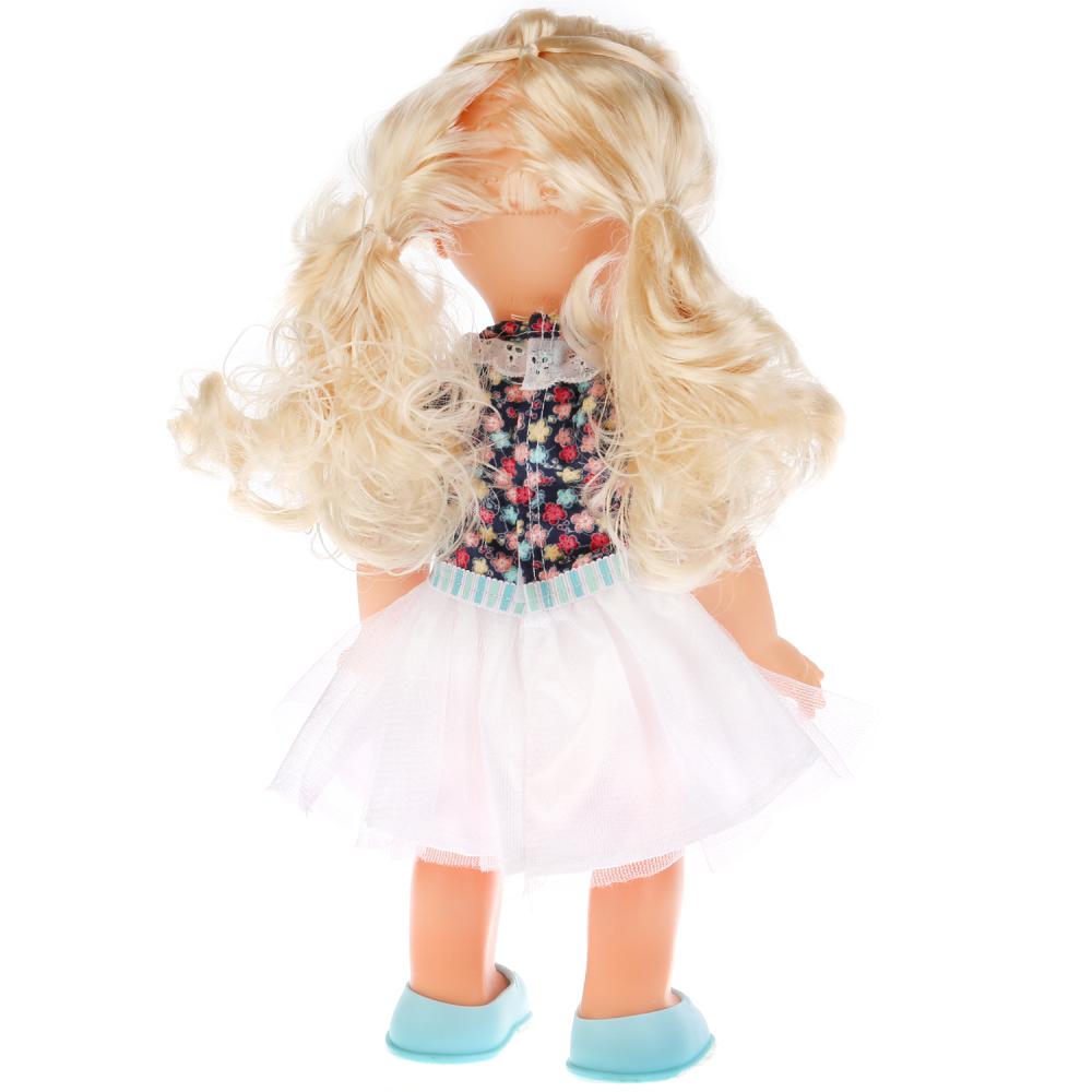 Интерактивная кукла – Ника, 30 см, 7 стихов и песен, 25 фраз, 3 функции, ходит, закрывает глазки, разговаривает  