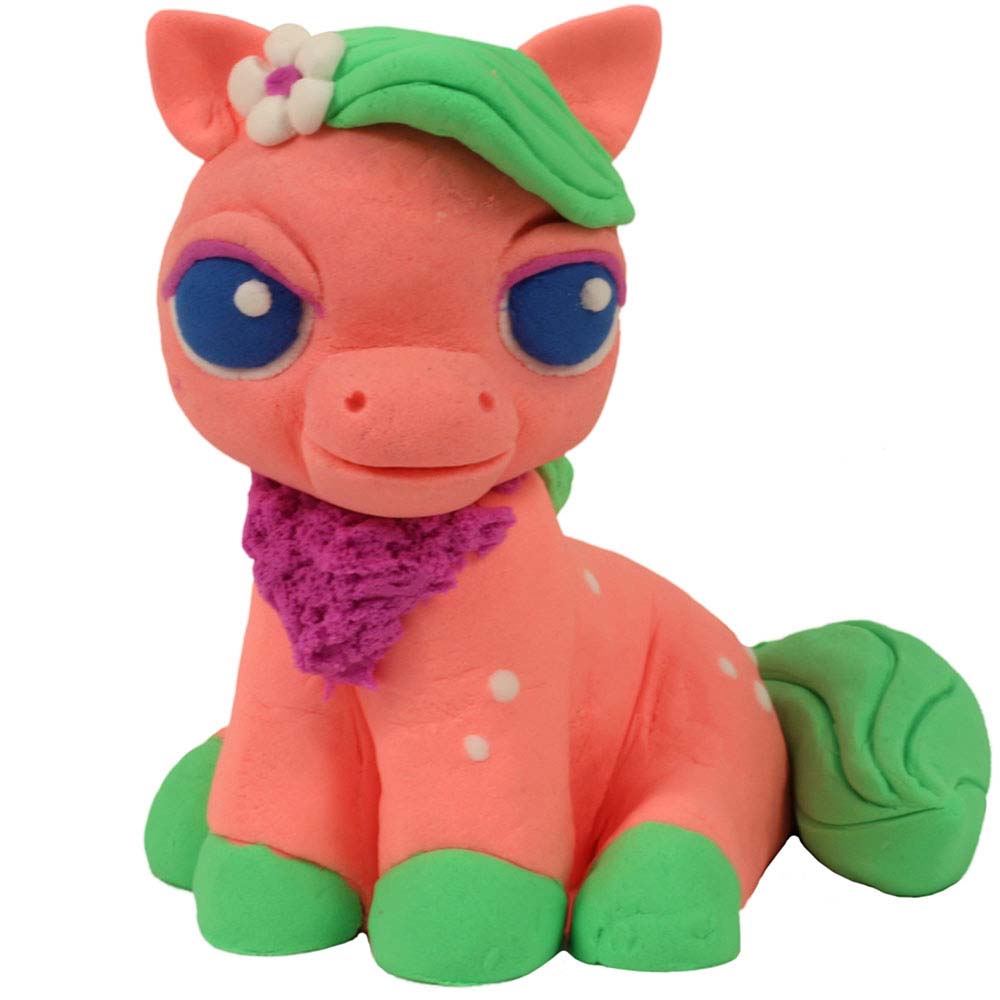 

Набор для лепки - Пушистый пластилин Plush, розовый/зеленый, 160 г