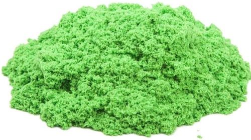  Космический песок зеленый пластичный с формочкой, 150 г  